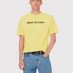 Only & Sons Tricou MTV 22022779 Galben Relaxed Fit, Only & Sons