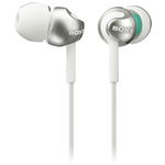 Casti In-Ear Sony MDR-EX110LPW, Cu fir, Microfon, Alb