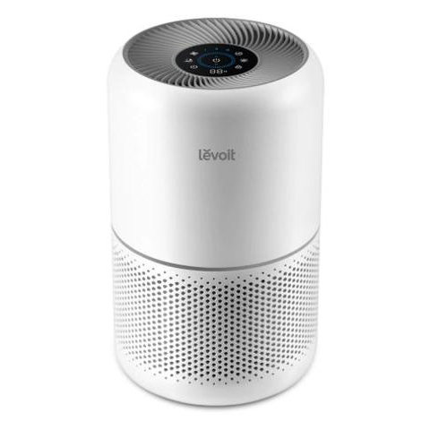 Purificator de aer Smart Levoit Core 300S Wi-Fi, Filtru 3 in 1 True HEPA, Carbon Activ, Senzor Calitate Aer, Mod Auto, Alexa, Google Home, Panou Comanda Touch Screen, Control Remote, Alb