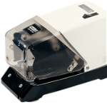 Capsator electric Rapid 100E, pentru utilizare intensa, 50 coli, cutie, alb-negru