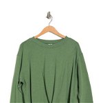 Imbracaminte Femei Z By Zella Twist Front Pullover Green Myrtle