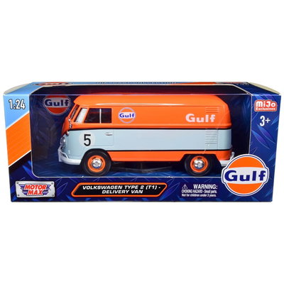 Masina Motormax, Volkswagen Type 2 (T1) Delivery Van Gulf, 1:24, Motormax