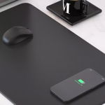Mousepad smart 3 in 1, MC3, cu functie de incarcare wireless si loc de incalzire, 30x25 cm