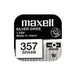 Baterie ceas Maxell SR44W V357 AG13 1.55V oxid de argint 1buc, maxell