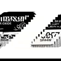 Baterie ceas Maxell SR44W V357 AG13 1.55V oxid de argint 1buc Baterie ceas Maxell SR44W V357 AG13 1.55V oxid de argint 1buc