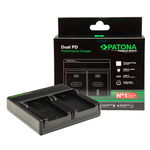 Incarcator Premium Patona Dual PD cu USB compatibil Fuji NP-W126 - 121645, Patona