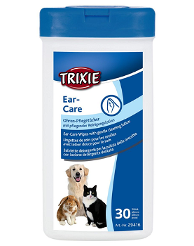 Servetele Umede pentru Urechi Trixie, 30 buc cu Aloe Vera 29416, Trixie