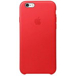 Husa Apple Leather Case Red pentru iPhone 6s plus