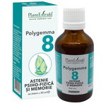 Polygemma 8 Astenie psiho-fizica si memorie, 50ml, Plant Extrakt, PlantExtrakt