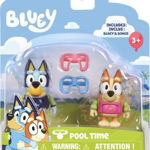 Figure Tm Toys Bluey Blue - Fun at the pool Dogs Set figurine 2-pachet BLU13039, Tm Toys