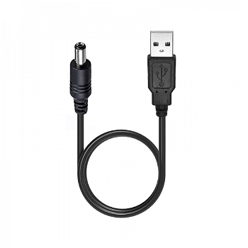 Cablu de alimentare USB 2.0 la DC 5.5/2.1mm 5V 2A 1m, PLS