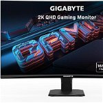 Monitor LED Gaming Curbat GS27Q 27 inch WQHD VA 1ma 165Hz Black, Gigabyte