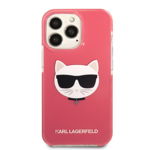 Husa telefon Karl Lagerfeld, Choupette Head pentru Apple iPhone 13 Pro Max, Fuchsia, Karl Lagerfeld