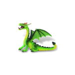 Figurina Bullyland Dragon Verde