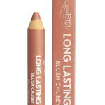 puroBIO Cosmetics Long Lasting Chubby blush in creion culoare 020L Peach 3,3 g, puroBIO Cosmetics
