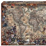 Puzzle Educa - Pirates Map, 2000 piese