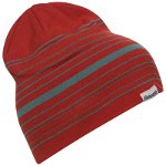 Caciula Bergans Striped Beanie - Red Sand / Light Forest Frost