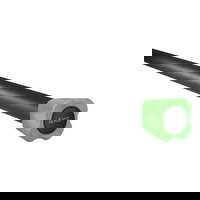 Bara fitness pentru antrenament, 4 kg, Negru/Verde, Diametru 30 mm, 125 cm, 