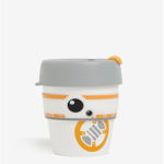 Cana de calatorie alb&portocaliu cu tematica Star Wars KeepCup BB8 Original Small, KeepCup