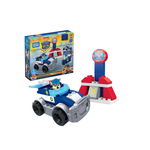 Set de constructie Mega Bloks Paw Patrol Masina de politie a lui Chase 31 piese, Mattel