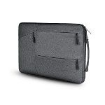Geanta laptop 13 inch Tech-Protect Pocket Dark Grey, TECH-PROTECT
