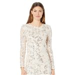 Imbracaminte Femei Vince Camuto Long Sleeve Sequin Bodycon Champagne, Vince Camuto
