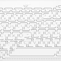 Tastatura HP 350 Compact, Bluetooth, White