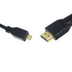 Cablu HDMI-micro HDMI tata-tata pentru GoPro Hero / SJCAM / Xiaomi GP69, Generic