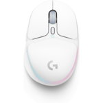 Mouse Gaming G705 LIGHTSPEED Wireless RGB Alb, Logitech