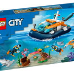 Lego City Barca pentru scufundari 60377, Lego