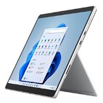 Tableta Microsoft Surface Pro 8, Procesor Intel® Core™ i7-1185G7, PixelSense 13", 16GB RAM, 512GB SSD, 8MP, Wi-Fi, Bluetooth, Windows 11 Pro (Argintiu)