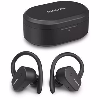 Casti Philips TAA5205BK/00, in ear, pentru sport, negru