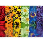 Puzzle Reflexia Florilor, 500 piese