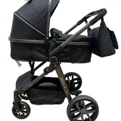 Carucior 2 in 1 pliabil, transformabil landou-sport, T8 Negru, L-Sun