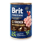 Brit Premium By Nature Chicken With Hearts Conserva 400 Gr, Brit