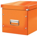 Cutie pentru depozitare, portocaliu, Leitz Click & Store Cub Mare