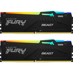 FURY Beast RGB 64GB DDR5 6000MHz CL36 Dual Channel Kit, Kingston