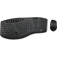 Kit tastatura si mouse Wireless ADESSO WKB-1600CB, USB, negru