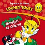 Looney Tunes. Aventuri de Crăciun. Supercarte de colorat, nobrand