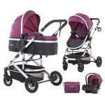 Carucior Chipolino Estelle 3 in 1 lilac