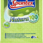 Lavete umede 100% biodegradabile Spontex Natura 20cmx18cm 3buc