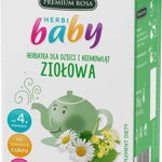 Supliment alimentar, Premium rosa, Ceai plante pentru copii si bebelusi, 20 pliculete