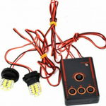 Kit stroboscoape led 12v portocaliu, 