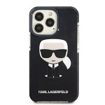 Husa telefon Karl Lagerfeld, Full Body Ikonik Case pentru Apple iPhone 13 Pro, Negru