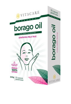 Ulei de Borago (Limba Mielului) 30 cps VitaCare, Vitacare