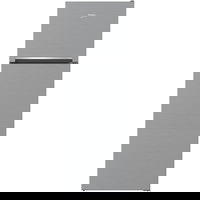 Frigider cu doua usi Beko RDNE350K30XBN, 313 l, NeoFrost Dual Cooling, HarvestFresh, AeroFlow, Display, Compresor ProSmart Inverter, Clasa F, H 172 cm (Argintiu)