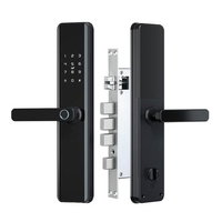 Yala Smart wireless Mentor SY014 WiFi 5in1 Aplicatie Amprenta Parola Card Cheie cu broasca pentru usi din lemn, metal, PVC