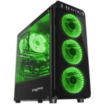 Carcasa Genesis Irid 300 Green (Negru), Genesis