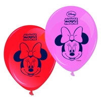 Minnie Mouse Cafe - Set 8 baloane imprimate, Procos