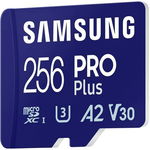 Card de Memorie MicroSDHC PRO PLUS 256GB, Class10/Grade 3 cu cititor de carduri, SAMSUNG